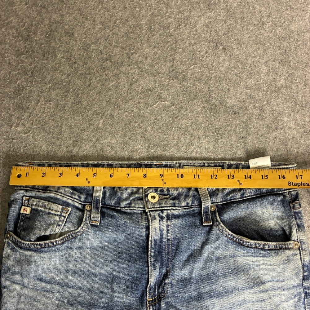AG Adriano Goldschmied Size 34x28 Ex-Boyfriend Slim Slouchy Jeans Light Wash - Picture 5 of 9